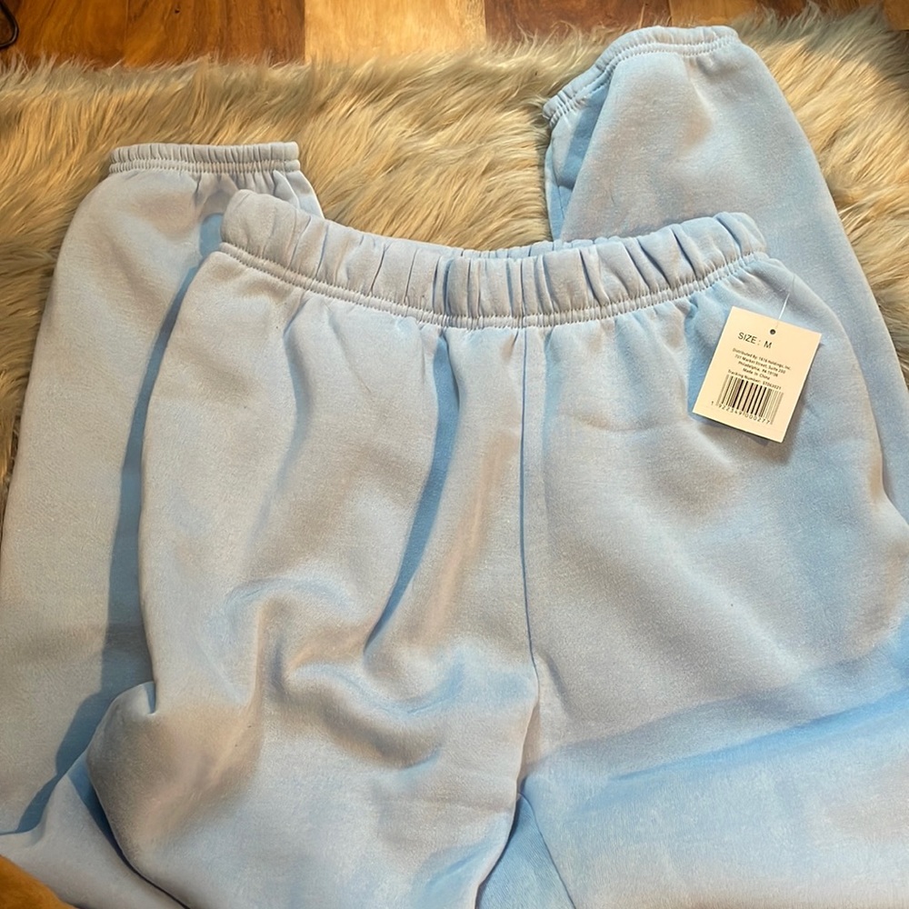 womens blue sweatpants